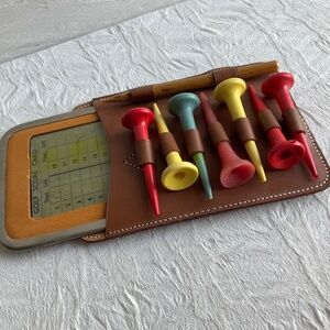 Vintage 1950’s Printator Pocket Size Golf Score Card Complete Made in England